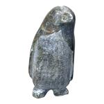 Koyuk Signed Soapstone Penguin Sculpture Art