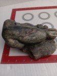 8" Inuit Soapstone Seal Sculpture