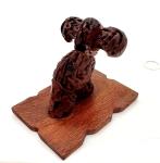 Chilean Folk Art Elephant Peach Pit Carving