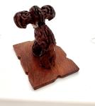 Chilean Folk Art Elephant Peach Pit Carving