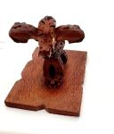 Chilean Folk Art Elephant Peach Pit Carving