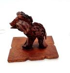 Chilean Folk Art Elephant Peach Pit Carving