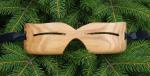 Inuit Wooden Snow Goggles - Unique Carved Art