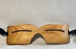 Inuit Wooden Snow Goggles - Unique Carved Art