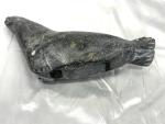 Large Vintage Soapstone Seal Inuit Sculpture