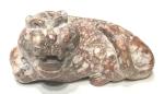 1970s Inuit Art Stone Tiger Figurine Sculpture
