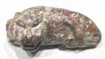 1970s Inuit Art Stone Tiger Figurine Sculpture