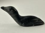 Hand Carved Inuit Soapstone Loon Art Piece