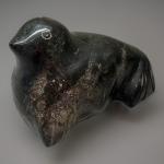 Soapstone Seal Carving with Etched Face