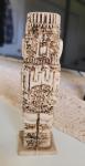 Hand-Carved Aztec Mayan Tribal Stone Figurine