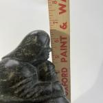 Inuit Soapstone Carving of Woman and Child