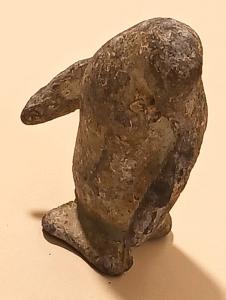 Hand Carved Soapstone Penguin Figurine Art Piece