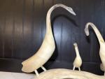 Inuit Bird Carvings - Large Family Cranes