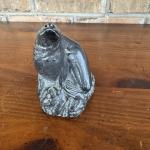 Hand Carved Soapstone Seal Sculpture by WE