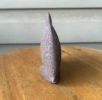 Hand-Carved Tan Tropical Fish Stone Sculpture 5