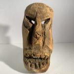 Inuit Spirit Mask Wood Carving Art Sculpture