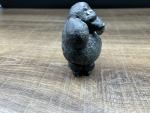 Inuit Soapstone Poodle Carving, Vintage Style