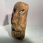Inuit Spirit Mask Wood Carving Art Sculpture