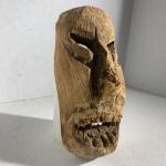 Inuit Spirit Mask Wood Carving Art Sculpture