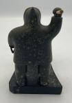 Handmade Inuit Walrus Hunt Stone Sculpture 6