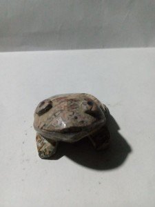 Soapstone Frog Carving – Inuit Art Piece