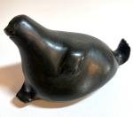 Vintage Signed Soapstone Seal Inuit Art Sculpture