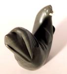 Inuit Soapstone Walrus Sculpture by Joe Ittukalak