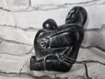 Inuit Soapstone Carving: Woman with Child