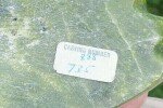 Hand-Signed 6" Inuit Green Marble Goose Carving