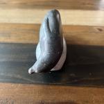 Vintage Inuit Soapstone Seal Sculpture, Signed Art