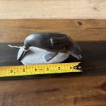 Vintage Inuit Soapstone Seal Sculpture, Signed Art