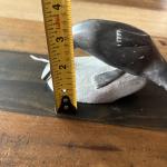 Vintage Inuit Soapstone Seal Sculpture, Signed Art