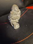 Inuit Soapstone Woman and Papoose Sculpture 3