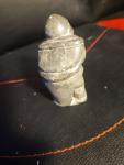 Inuit Soapstone Woman and Papoose Sculpture 3