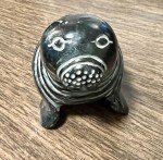 Seal Soapstone Inuit Art Sculpture - 4” Figurine