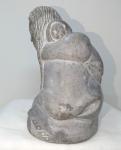 Inuit Soapstone Mother and Child Sculpture