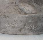 Inuit Soapstone Mother and Child Sculpture