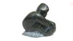 Inuit Soapstone Carving by Lucassie Tukai