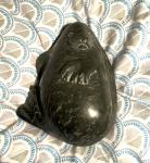 Vintage Inuit Soapstone Carving of Manatee