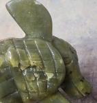 Armadillo Green Stone Figurine – Inuit Art Carving