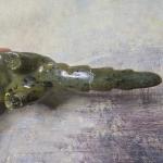 Armadillo Green Stone Figurine – Inuit Art Carving