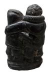 Al Wolf Man Woman Love Soapstone Carving