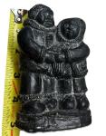 Al Wolf Man Woman Love Soapstone Carving