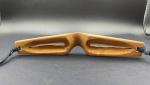 Unique Inuit Wooden Snow Goggles Carving
