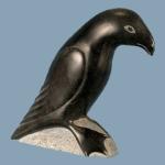 Inuit Soapstone Arctic Sea Bird Carving