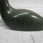 Inuit Soapstone Goose Sculpture - Unique Art Decor