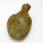 Inuit Soapstone Bird Carving, Signed 1987