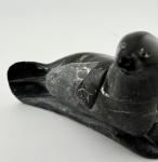 Hand Carved Inuit Seal Soapstone Sculpture