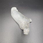 Signed Ocean Seal Inuit Stone Carving Statue