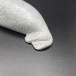 Signed Ocean Seal Inuit Stone Carving Statue